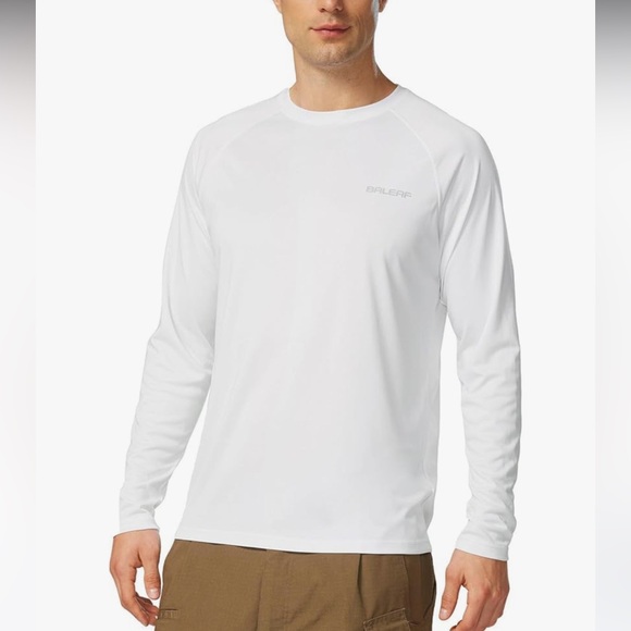 Baleaf Men's Sun Protection Shirt UPF 50+ Long Sleeve Rash Guard Size‎ Small NWT - Picture 1 of 6